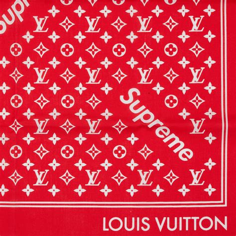 cheap louis vuitton red bandana|louis vuitton monogram bandana.